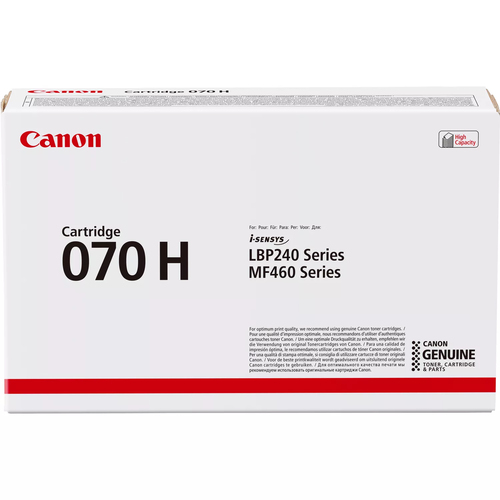 Canon 070H - high capacity - black - original - toner cartridge