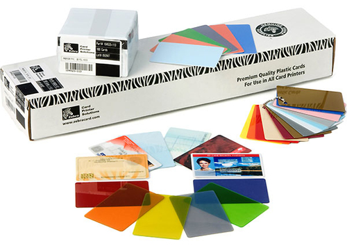 Zebra Color - cards - 500 card(s) - CR-80 Card (85.6 x 54 mm)