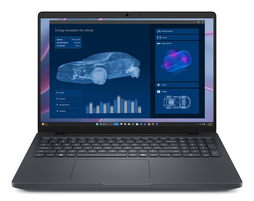 Dell Pro Max 16 MC16255 AMD Ryzen AI 7 PRO 450 (24MB cache, 8 cores, 16 threads, up to 5.1 GHz max boost) 32GB: 1x32GB, LPDDR5x, 8000 MT/s, Dual Channel, non-ECC 1 TB Performance SSD, Gen5, SED Ready No Additional Hard Drive 16" FHD+ LCD with 400 nits, No