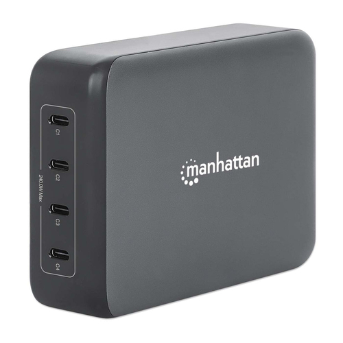 4 PORT MAINS 240W USB-C CHARGER-FOR ALL LAPTOPS EACH POR