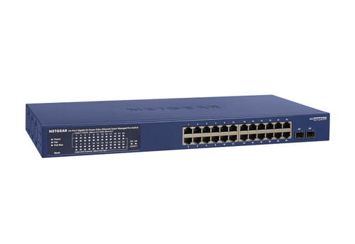NETGEAR Smart GS724TP - switch - 24 ports - smart - rack-mountable