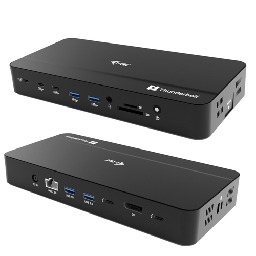 I-TEC THUNDERBOLT 5 DOCK 3X LCDM.2 SLOT 2.5 GLAN PD 140W UK