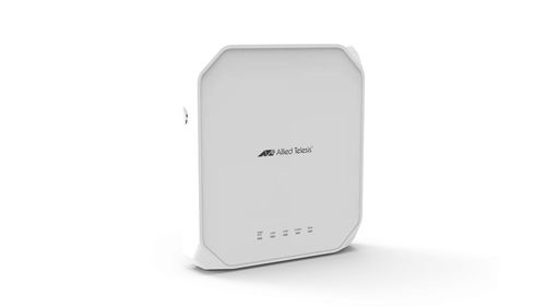 IEEE 802.11ax wireless access point with dual band radios and embedded antenna. This model supports Wi-Fi 6 technology with 8 spatial streams for 5GHz band. AC power adapter not included.