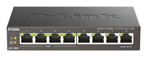 8-PORT GIGABIT POE UNMANAGED DESKTOP SWITCH