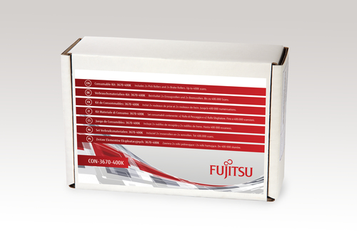 Fujitsu Consumable Kit: 3670-400K - scanner consumable kit